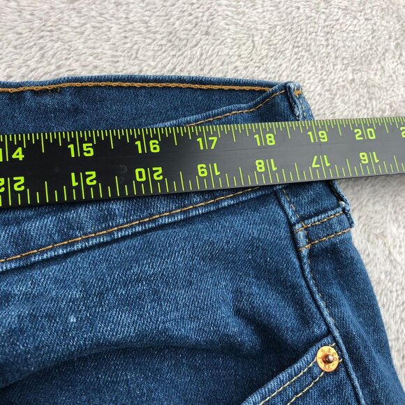 Levi's Men's Jeans Size 38x32 514 Straight Classic Blue Denim Casual Pockets - Picture 6 of 15